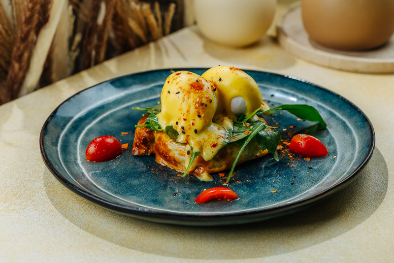 Spinach Borek with Poached Egg